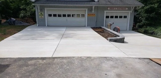 concrete driveway